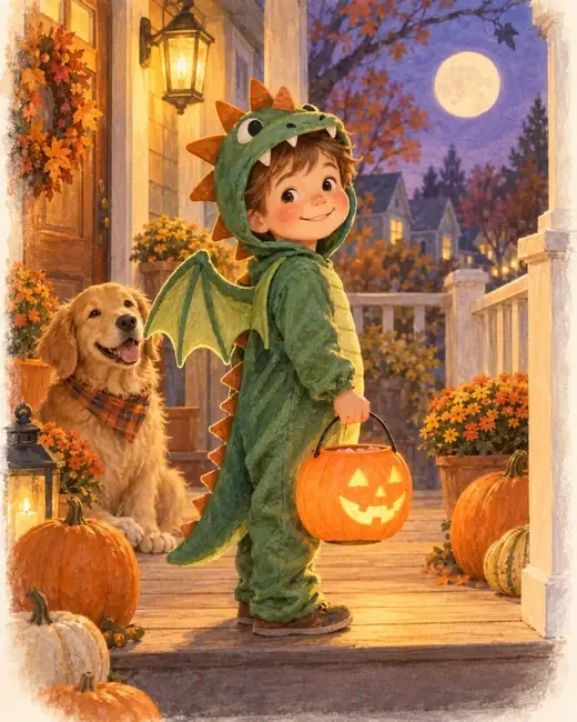 Sample cover art for Finn's Costume Party